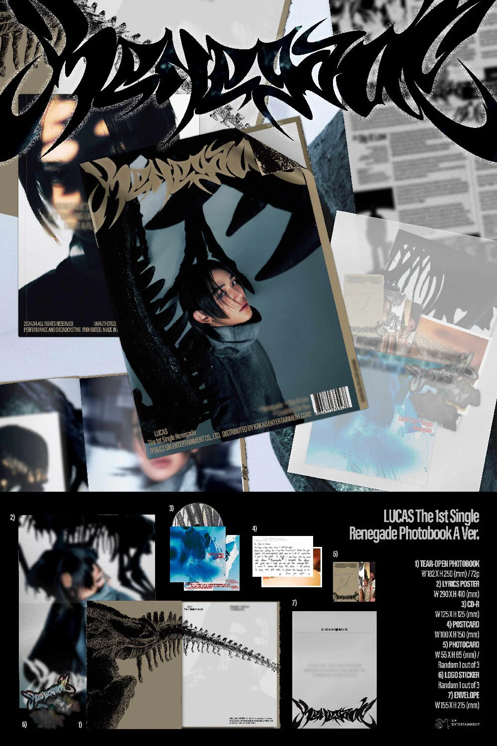 LUCAS - Renegade (Photobook ver.)